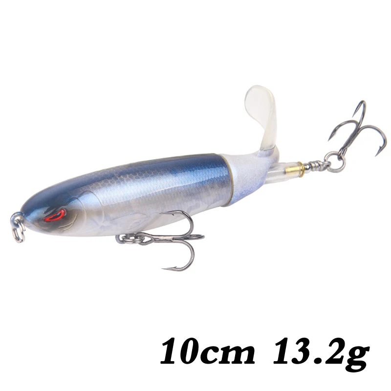 1 шт. Whopper Plopper 105 мм 17,2 г Искусственная верхняя водная рыболовная приманка вращающийся хвост воблеры профессиональные Поппер рыболовные снасти - Цвет: N5