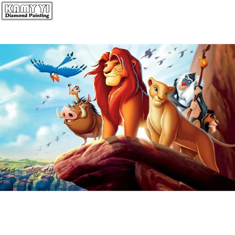 

Diamond Painting Disney the Lion King 30x20cm lwr