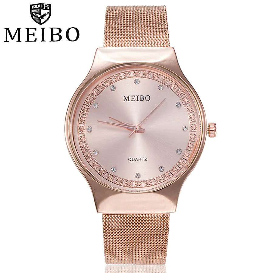 

MEIBO Women's Casual Quartz Stainless Steel Newv Strap Watch Analog Wrist Watch