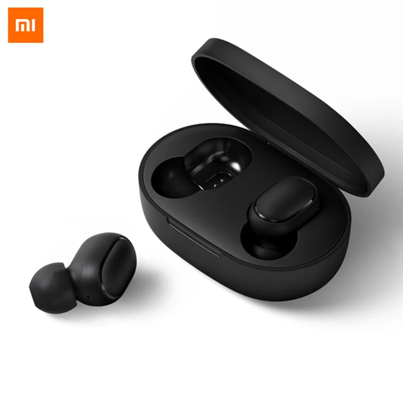 Xiaomi Redmi Airdots TWS Bluetooth наушники черная Молодежная версия стерео мини беспроводная Bluetooth 5,0 гарнитура с микрофоном