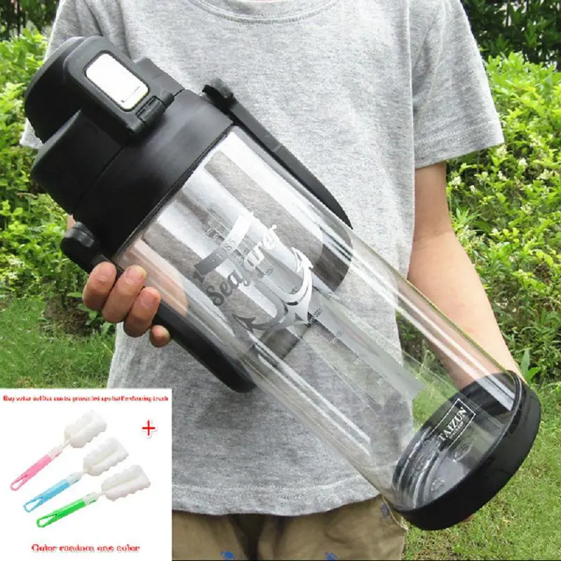 

Large capacity 3000ml 2500ml my water bottle outdoor bottles Portable copo com canudo Give a copo brush botella de agua drink