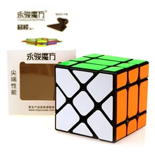 YJ Fisher V2 3x3 черный магический куб-YJ Yileng белый квадрат король Fisher скоростной куб 3x3x3 головоломка