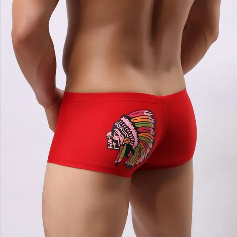 

New Mens Quick Dry trunks Low Waist Breathable Mens Wear Casuals men's Boxer shorts