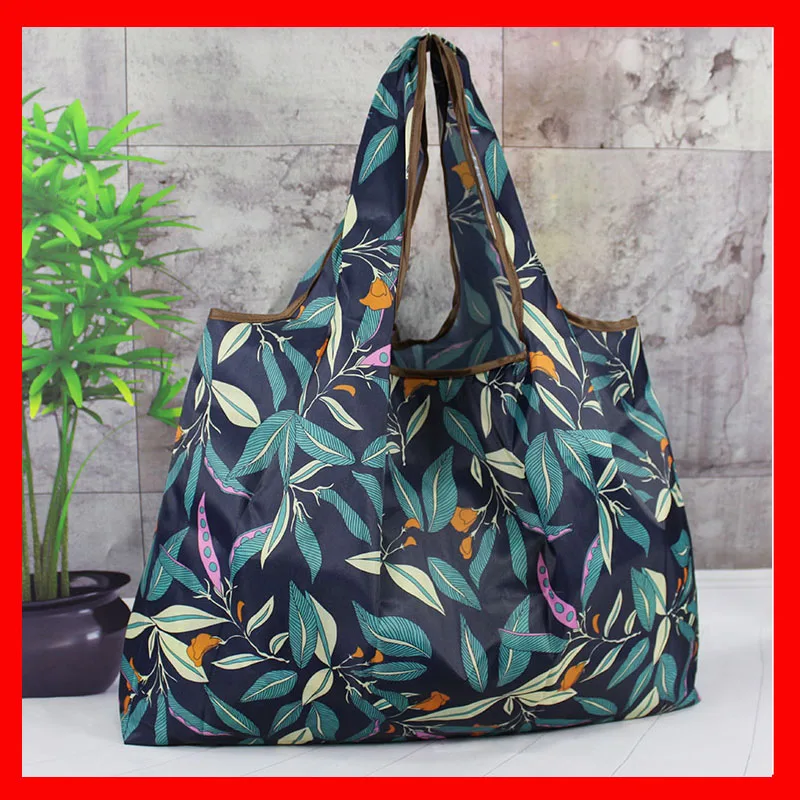 

(1 pcs/lot) size large reusable folding shopping nylon bag