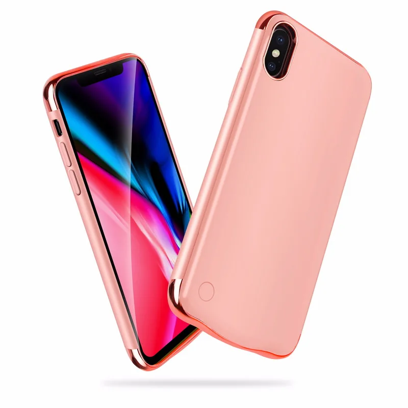

New 5500mah For iphone X Charger Case Backup Charger Cover Smart Power Bank For iphone X Battery Case