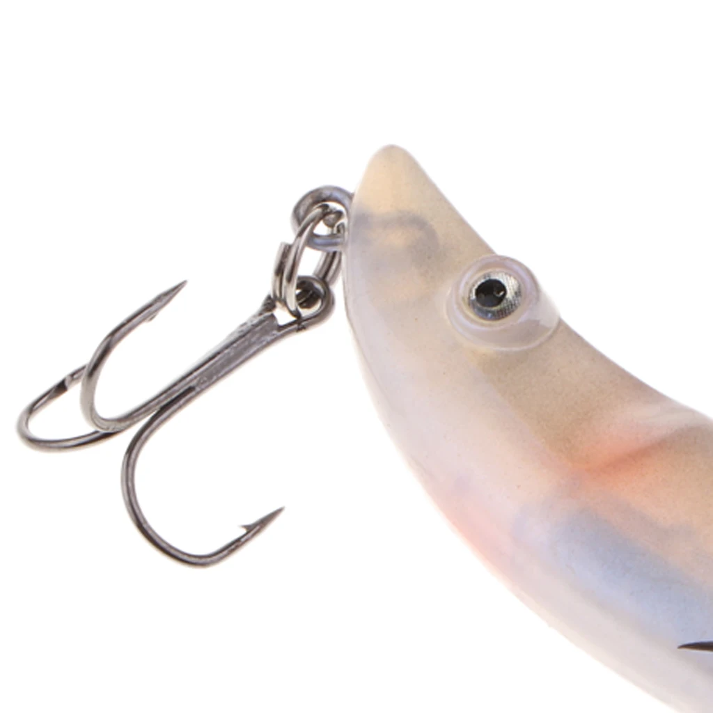 Perfeclan Fishing Lure Shrimp Lure Squid 8cm/15g Hard Jig Baits Swing Shrimp Squid Lure Squid Jigs Fishing Lures