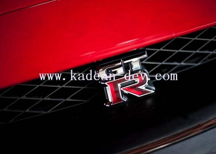 Gtr Car Front Grille Badge Logo Emblem For Skyline R32 R33 R34 R35 Gt R Badge Paint Badge Keychainbadge Accessories Aliexpress