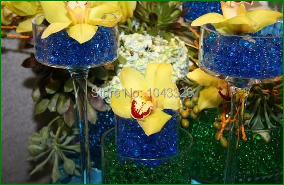1 кг = около 50000 шт свадебные цветочные садовые вазы для посадки Декор водный жемчуг Кристальный шар почвы грязи бусины