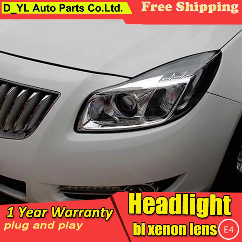 DY_L Автомобиль Стайлинг фара для Buick Regal 2009-2013 светодиодный фары DRL H7/D2H HID Xenon Биксеноновые линзы