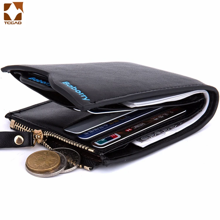 

2018 High fashion men's wallets Multi-functional man credit card bag coin bag PU Exquisite man id wallet Detachable clamp