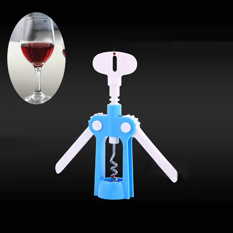 1Pcs New Plastic Wine Bottle Opener Kitchen Bar Tool For Wedding Gift