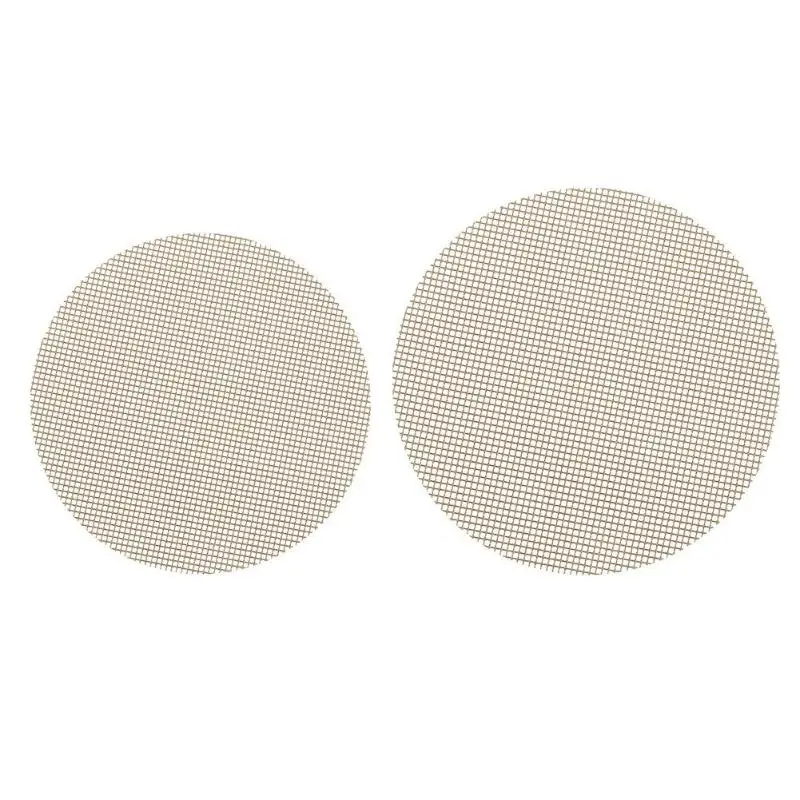 Round Barbecue Grill Mat Heat Resistant Non-Stick Roast Sheet Cooking Pad L/&6