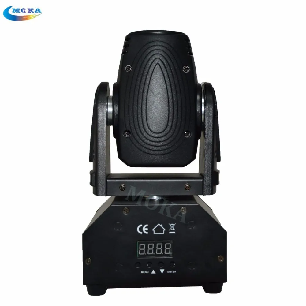 4 шт./лот LED Крытый dj свет светодиодный мини Moving Head 10 Вт головка перемещения луча лампы Новогодние украшения для дома, потолочные светильники