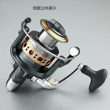 Без пауз спиннингом Алюминий Рыболовная катушка GA1000-7000 серии рыболовные снасти колеса для рыбалки