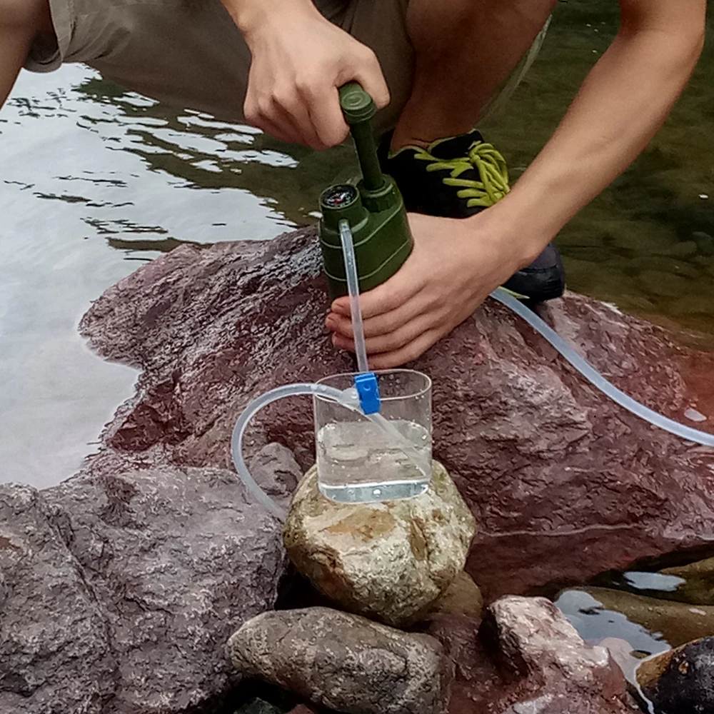  Filtro de agua para camping, senderismo, supervivencia