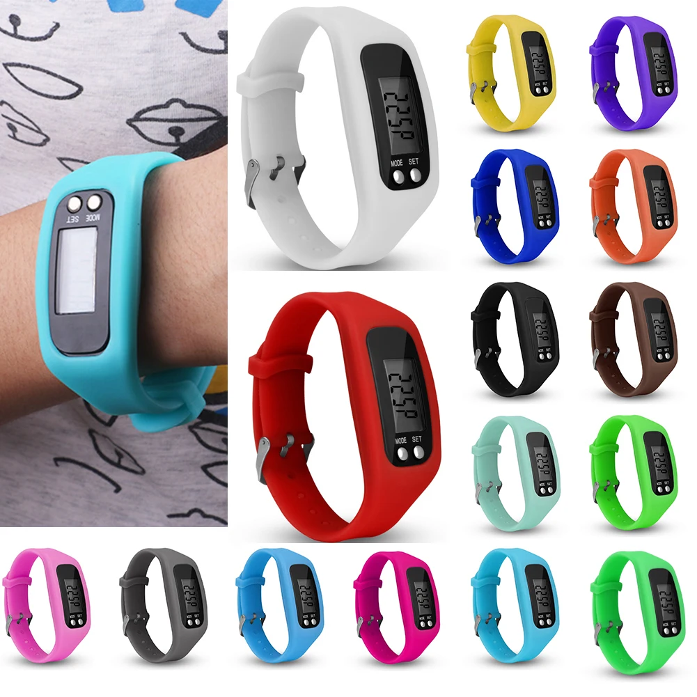 

Fitness Tracker Watch, Simply Operation Walking Running Pedometer with calorie and steps counting(rose)