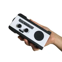 Многофункциональный am/fm Солнечный радио Ручной Кривошип генератор аварийный телефон зарядное устройство 2000 мАч
