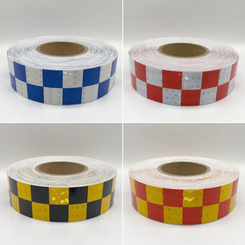 5cmx10m Safety Mark Reflective tape stickers car-styling Self Adhesive Warning Tape Automobiles Motorcycle Reflective Film