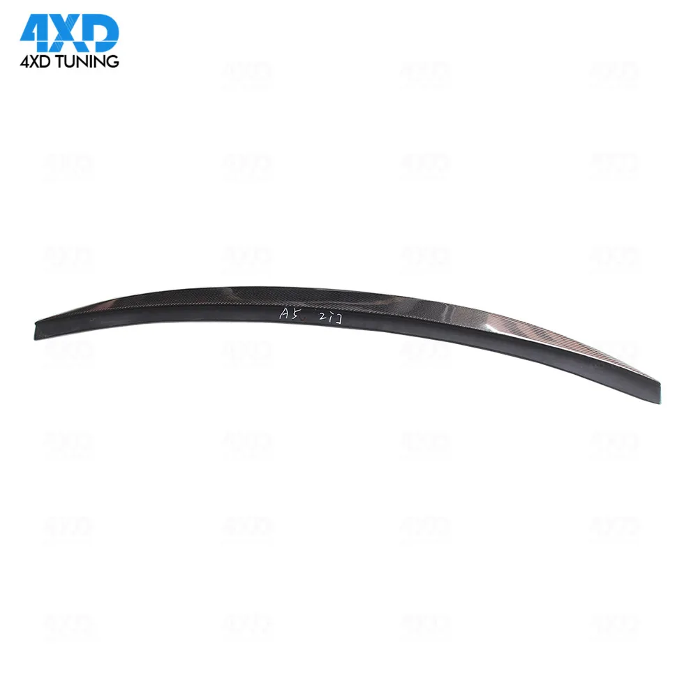 For Audi A5 Coupe Carbon Fiber Rear Spoiler Rear Trunk Wing Gloss Black S5 Style 2-Doors 2010 2011 2012 2013 2014 2015