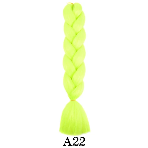 XCCOCO синтетические Омбре плетение волос для наращивания крючком косы волос Продукты 24 ''накладные прически 100 г/упак - Цвет: T#27/613