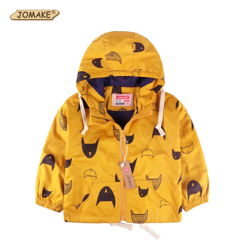 

Cartoon Pattern Baby Boy Jacket Autumn New Fashion Brand Kids Outerwear & Coats Boys Clothes Children Windbreaker Kids Jackets