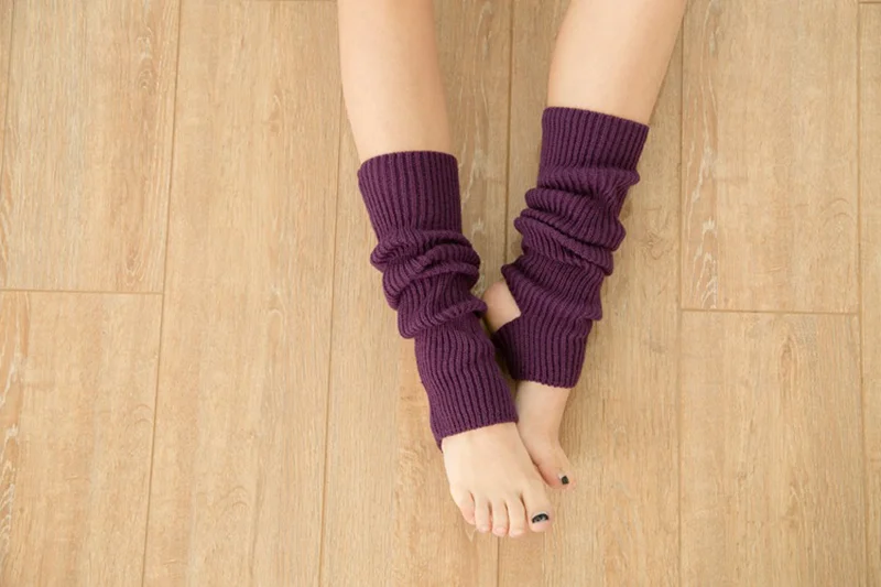 Knee High Trim Boot Legging Warmers Crochet Womens Gaiters Autumn Winter Acrylic Knitted Leg Warmers Hosiery Boot Leg Warmers (8)