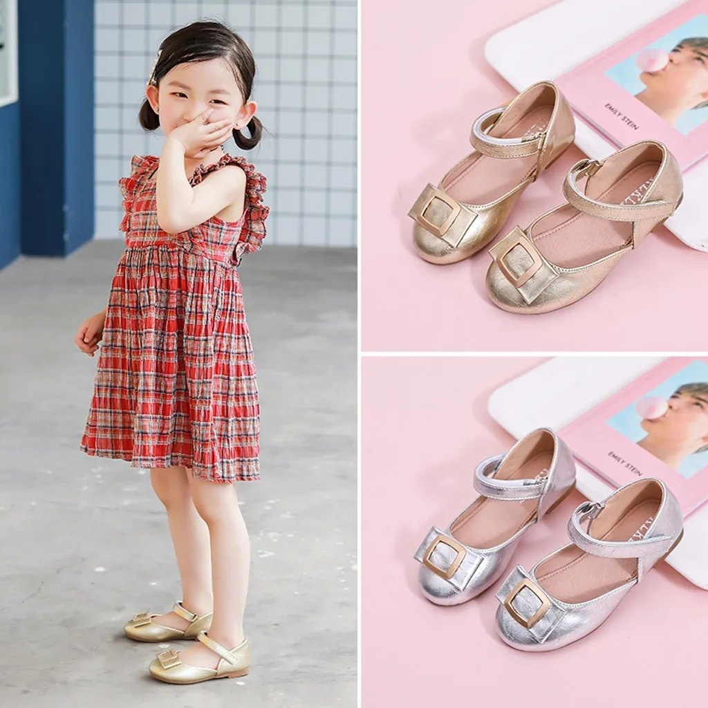 Новая Осенняя детская кожаная обувь; повседневная обувь принцессы на плоской подошве для девочек; Праздничная обувь; модная детская обувь с блестками и бантом и жемчугом для девочек