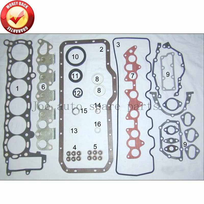 5M 5me полный комплект прокладок двигателя для Toyota Cressida/Crown 2759cc 2.8L 1980-1985 04111-43010 04111-43012
