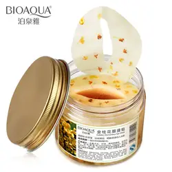 80 шт./бутылка BIOAQUA золото осмотическая маска для глаз для женщин коллагеновый гель сывороточный белок уход за лицом сна нашивки здоровья