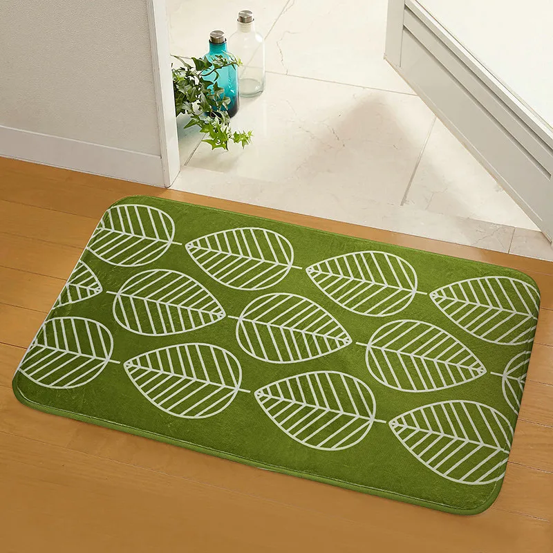 50*80cm/19.7*31.5in Flannel Non Slip Mat Bedside Hallway Soft Mat