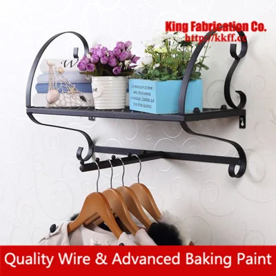 European high end clothing store display racks, wrought ...