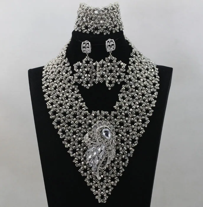 Wow New Design Handmade Indian Wedding Jewelry Sets Crystal