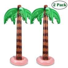 Надувная игрушка 2 шт. надувные ладони игрушки в виде новогодних елок 90 см кокосовые пальмы пляж фон вечерние дети семья Надувное дерево
