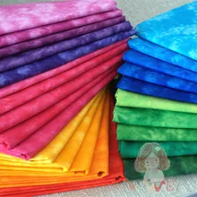 25 цветов 45*110 см Гавайские Лоскутные стеклянные окрашенные Лоскутные радужные ткани хлопчатобумажная ткань для шитья Diy Ручная сумочка ручной работы Стёганое одеяло