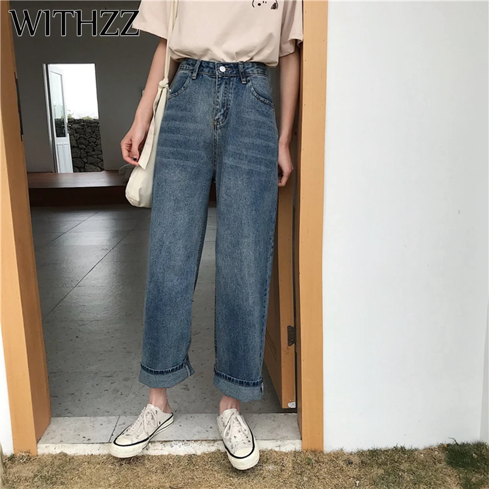 loose straight leg jeans womens