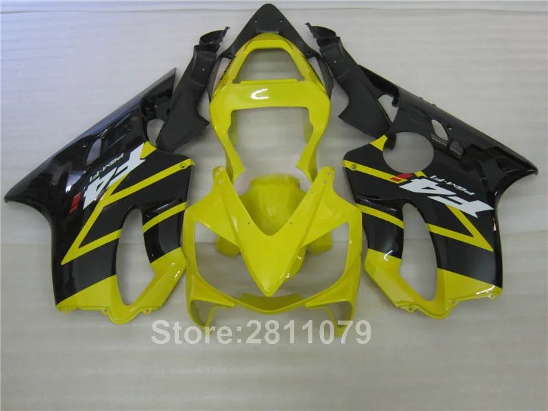 Комплект пластиковых обтекателей для литья под давлением Honda CBR600 F4I 01 02 03 желто