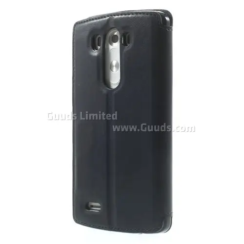 Roar Korea Noble Quick Circle Leather Flip Cover for LG G3 D850 D855 LS990 - Navy