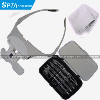 

Mask type Dental LED Magnifier Intraoral dental Loupe instruments lighting Magnifier headlamp with 5 magnifications