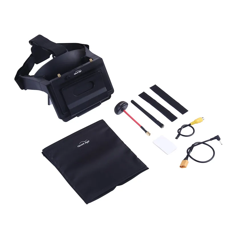 

Hawkeye Little Pilot HD display monitor AR Headset Head-mounted Double Receiving Refractive Myopia 5 Inch for FPV drone
