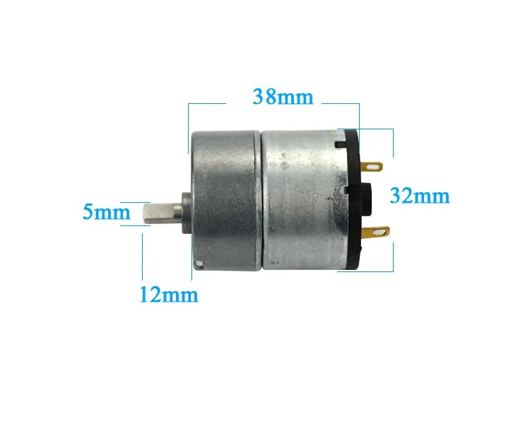 YIMAKER 2 шт./лот мотор-редуктор DC6V~ 12V 100mA 170rpm~ 350rpm 33GB-520 DC мотор-редуктор