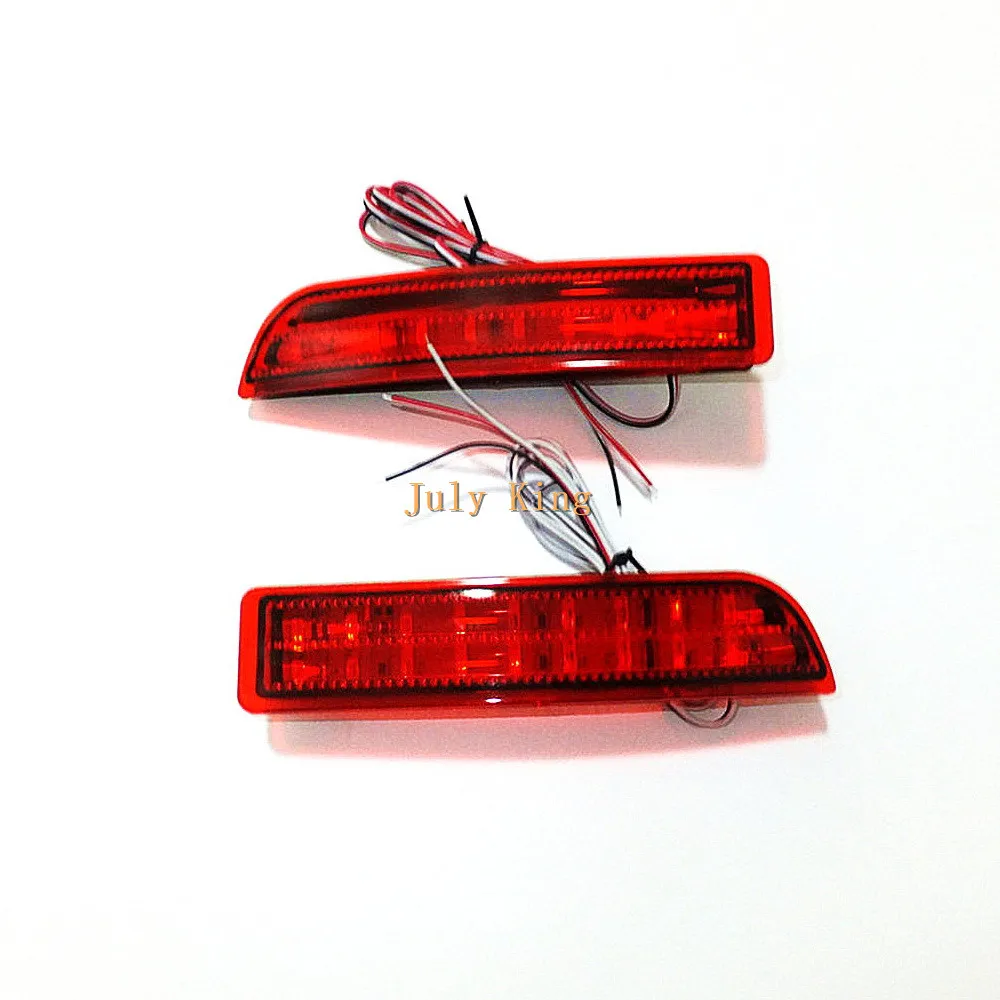 

July King Car LED Brake Lights + Night DRL case for Toyota RAV4 Previa Ipsum Wish Alphard Vellfire Estima Gaia Nadia Picnic etc.