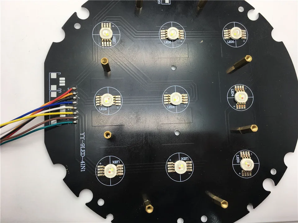 9x12 W RGBW 4IN1 LED PAR DJ llevo Lavado RGBW controlador DMX Luz дель дискотека Envio безвозмездно