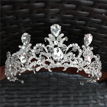 

Woodqiqi Bridal Princess Headband Crystal Tiara And Crowns accessori matrimonio tocado mujer fiesta casamento pour mariage