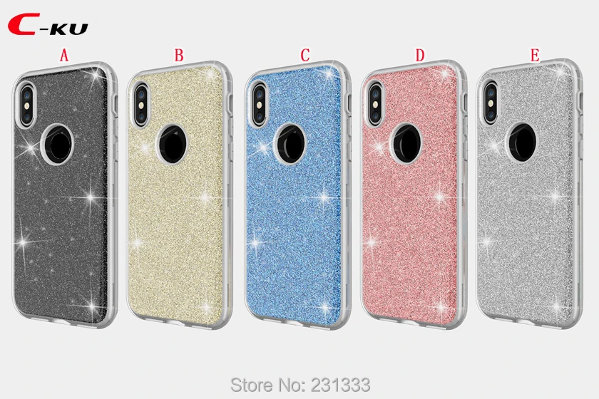 C ku Блестящий Гибридный Матовый Жесткий ПК ТПУ чехол для Iphone X 8 7 Plus 7th 6 6S SE 5 5S