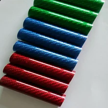 21 мм(ID)* 23 мм(OD)* 1000 мм(L) Красочная Глянцевая трубка из углеродного волокна