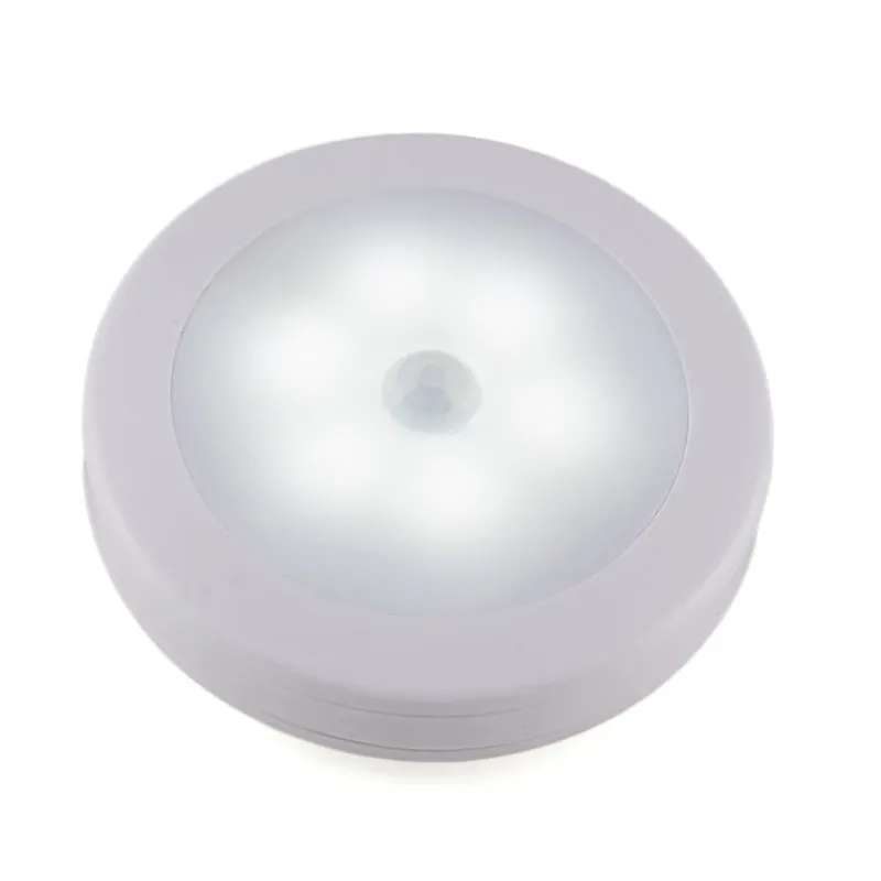 Человека Сенсор лампа Ванная комната коридор светодиодный ночник круглый энергосберегающие свет
