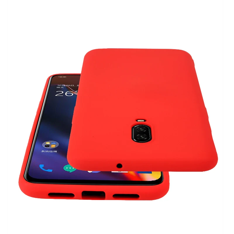 Чехол для телефона OnePlus 8 Pro из жидкого силикона One Plus 7T 1 + 7 6T A6100 6 A6000 мягкий гелевый