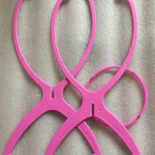 1 шт./лот розовый Пластик Подставка под парик стабильный долговечный волос Дисплей держатель париков