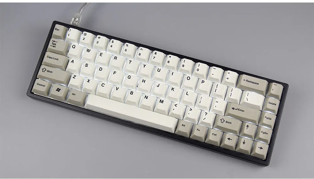 Tada68 механическая клавиатура 65% раскладка с Zealios Tealios Gateron swtiches/Enjoypbt Dye-sub keycap/пластиковый или Алюминиевый Чехол