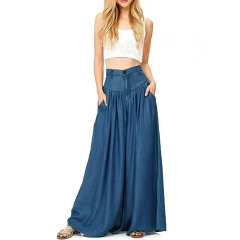 2018 ZANZEA Women Summer Causal Pants Zipper Up Wide Leg